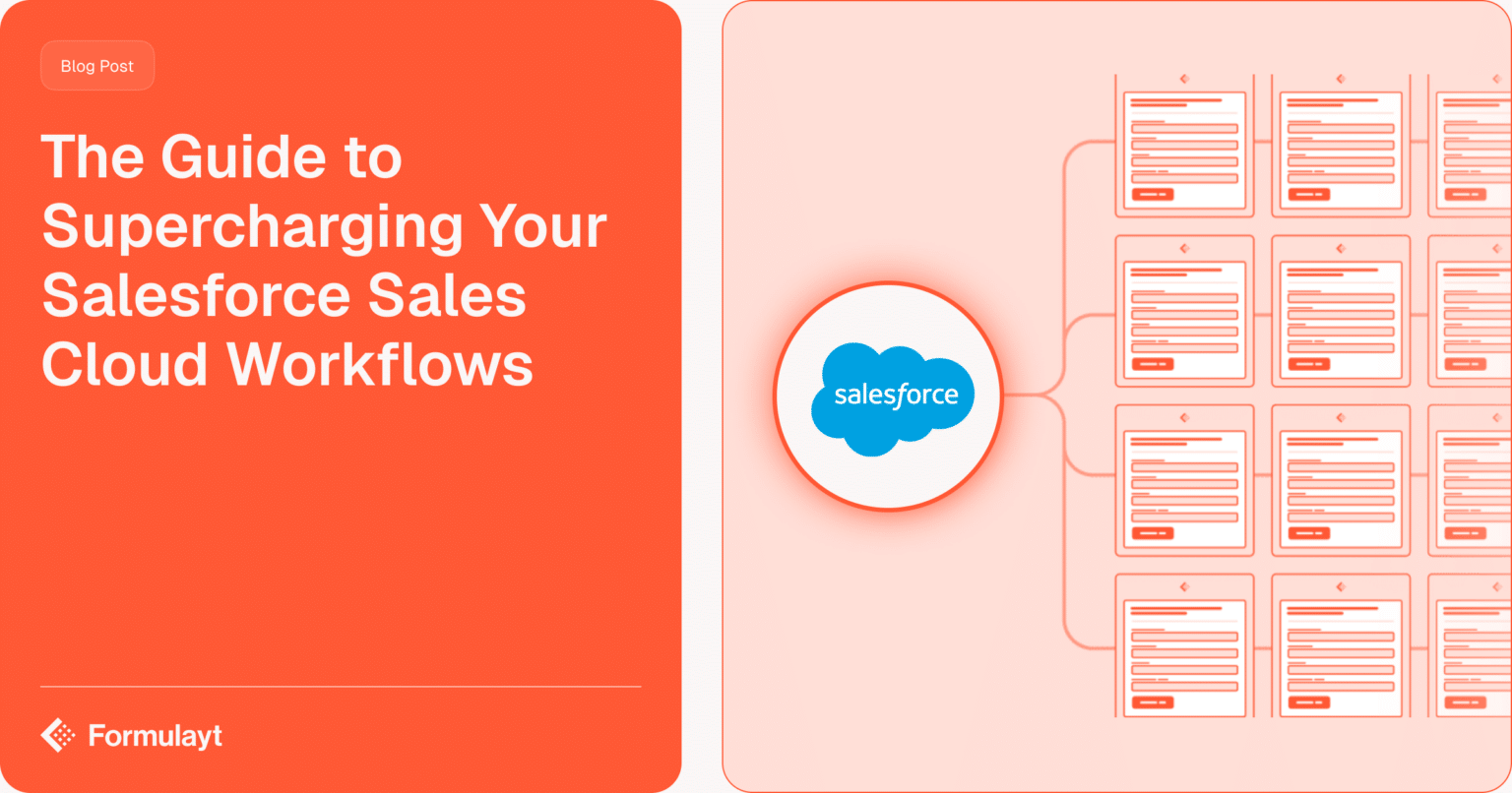 Maximise Salesforce Sales Cloud with Formulayt Integration